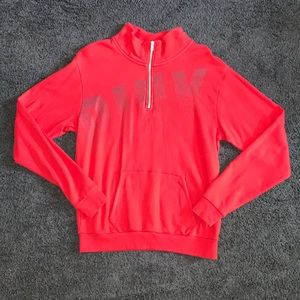 Vs Pink quarter zip sweatshirt
